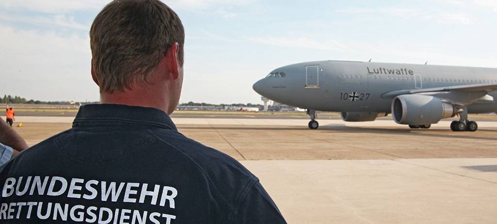 Köln: MedEvac holt verletzte Ukrainer nach Deutschland