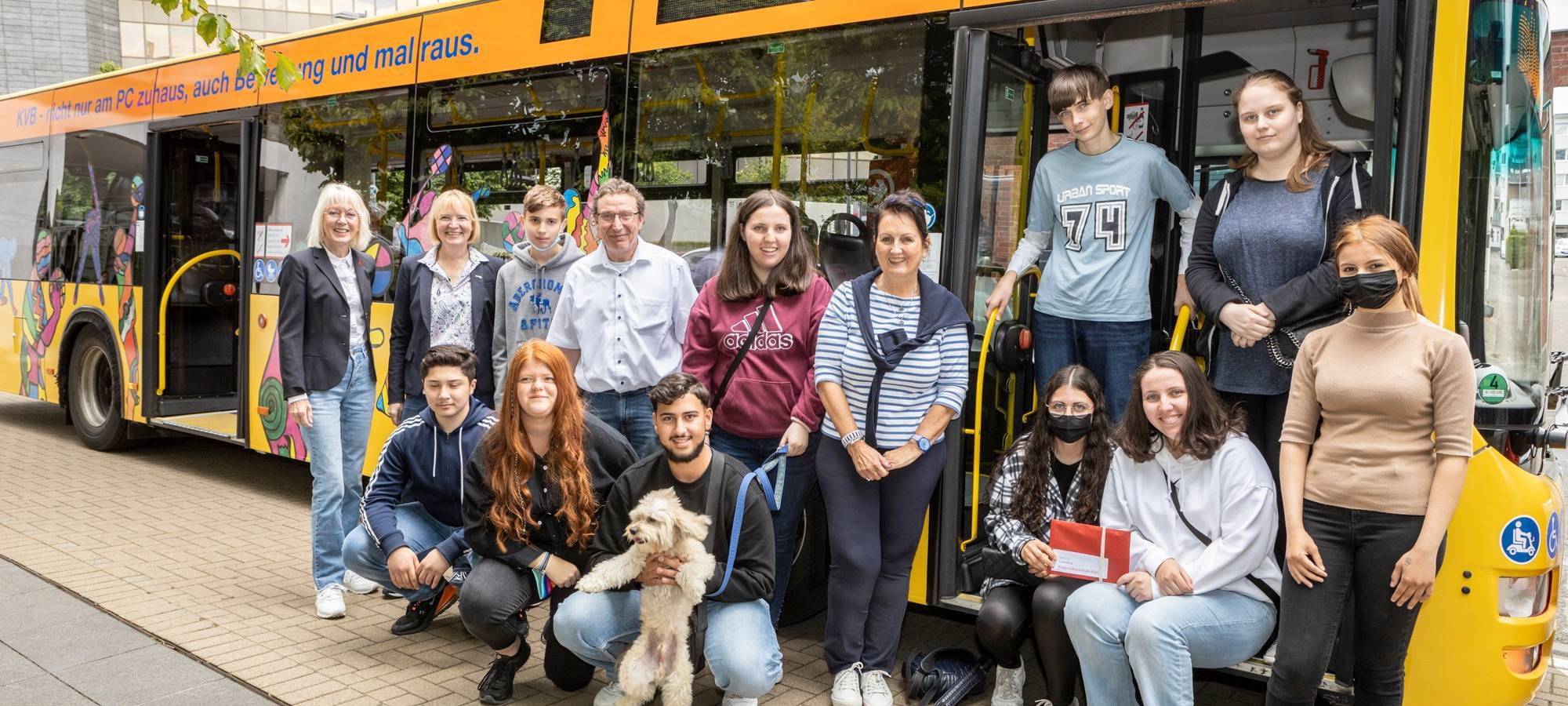 Köln: Schüler gestalten KVB-Busse und Leihräder