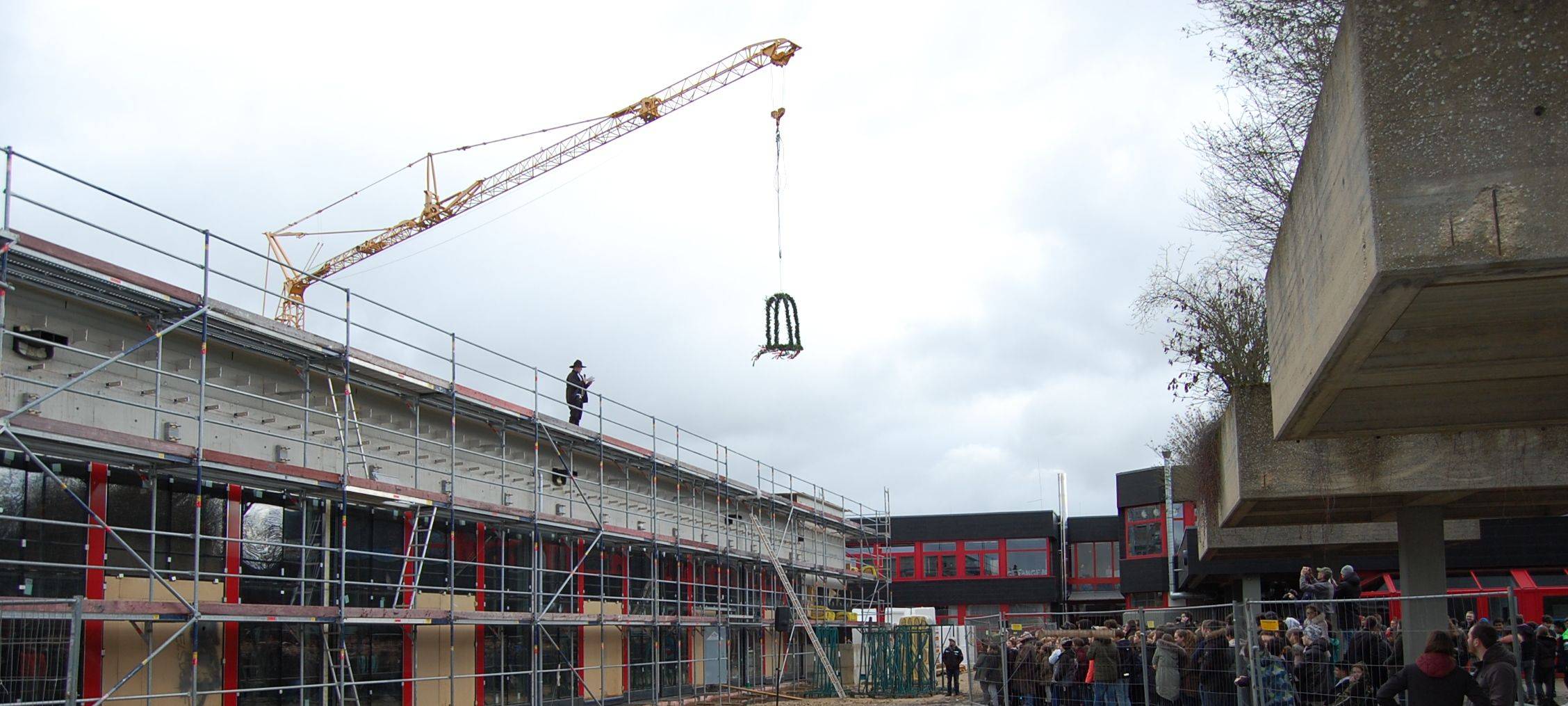 Richtfest an der Gesamtschule Elsdorf
