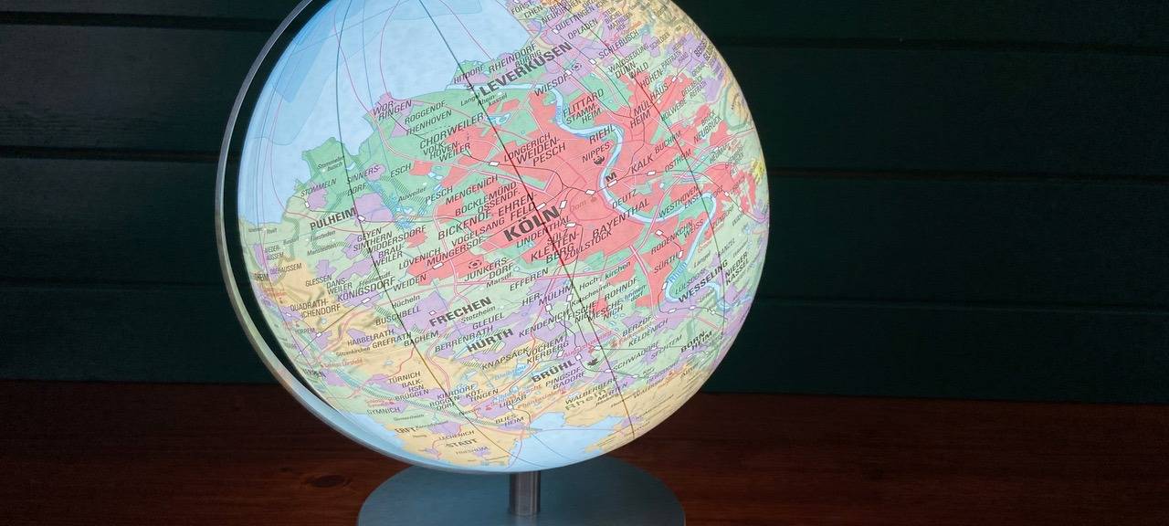 Einzigartig: Der erste Regio-Globus