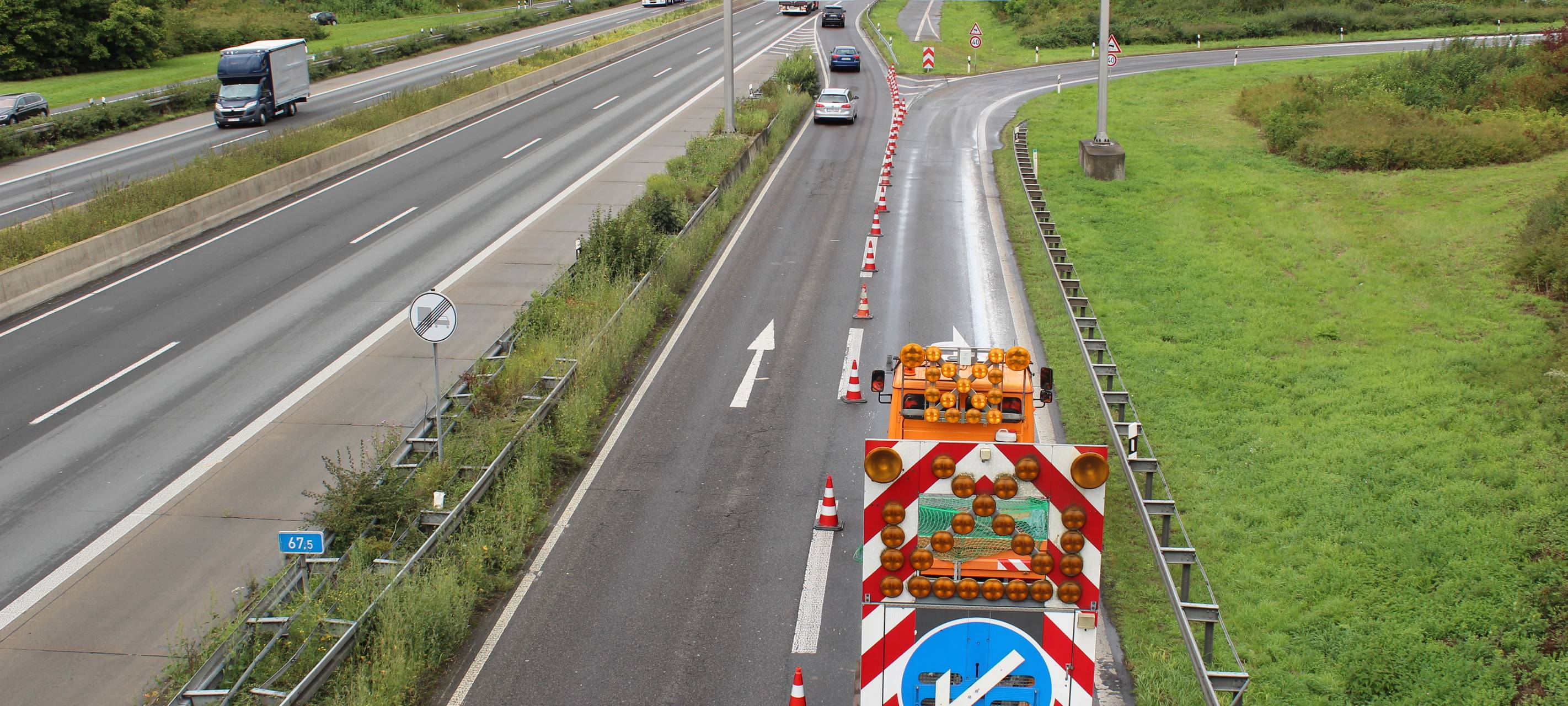 Sperrung im Kreuz Leverkusen