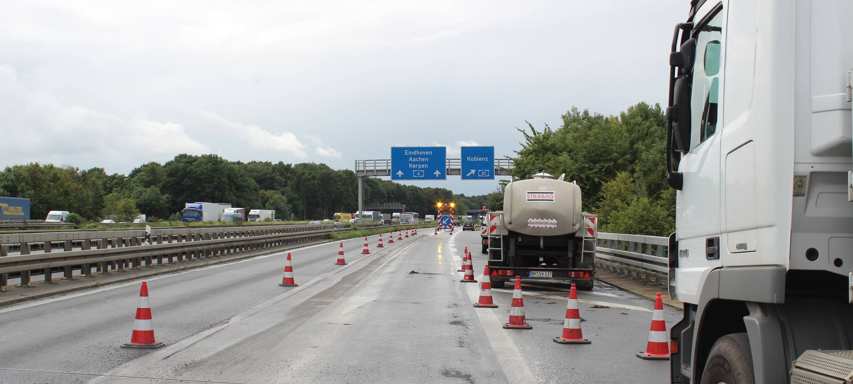 Rhein-Erft/Region: Sperrungen auf A1 und A61