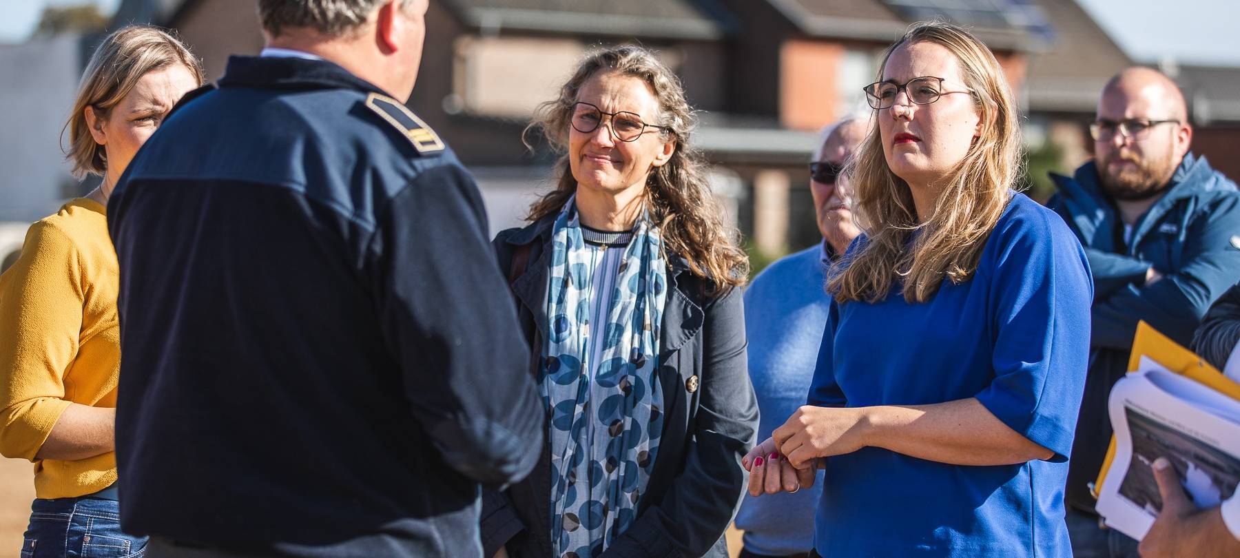 Erftstadt: Grünen-Spitzenpolitikerin Dröge besucht Blessem