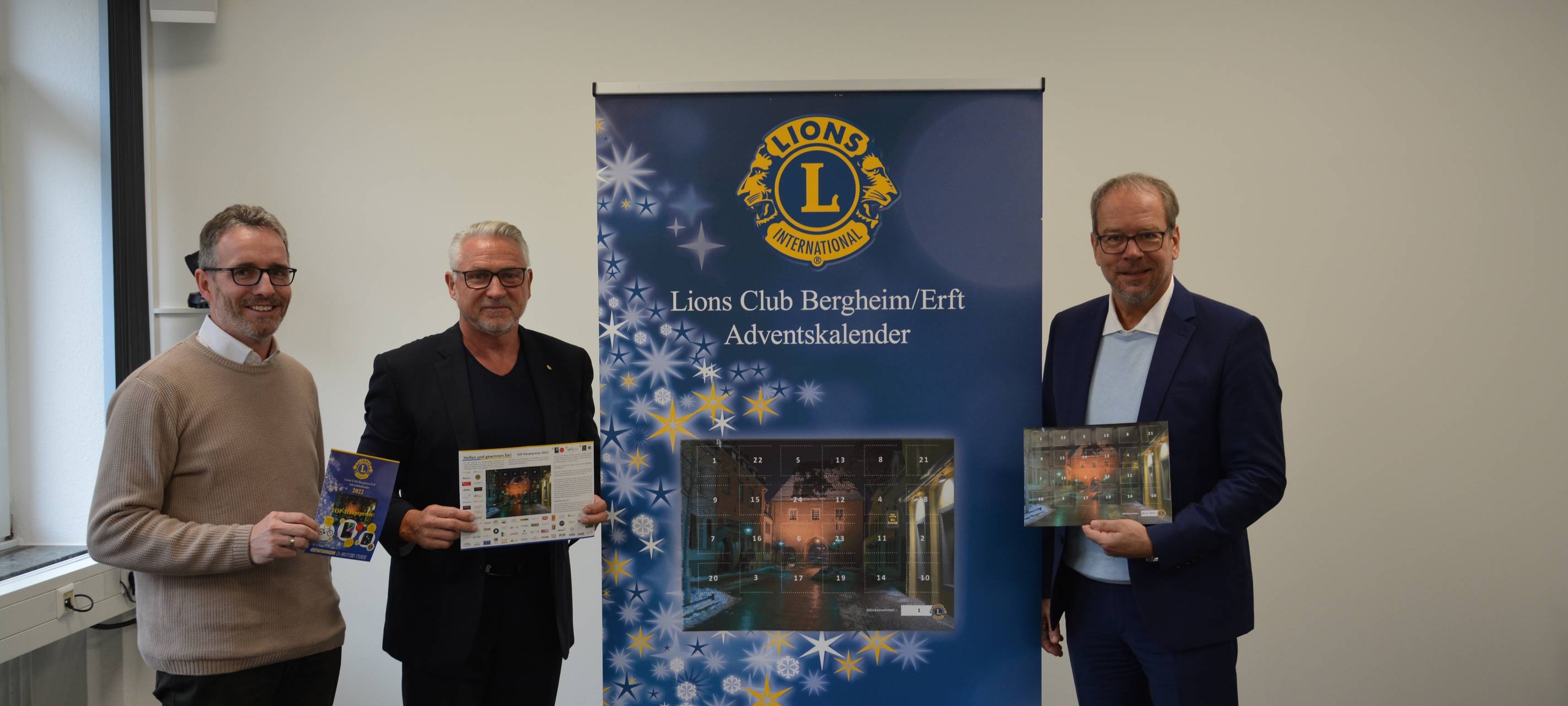 Bergheim: Lions Club stellt Adventskalender vor