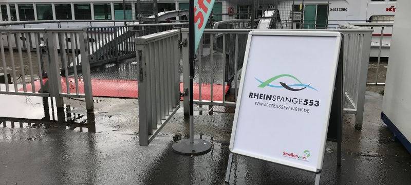 Großes Interesse an Rheinquerung