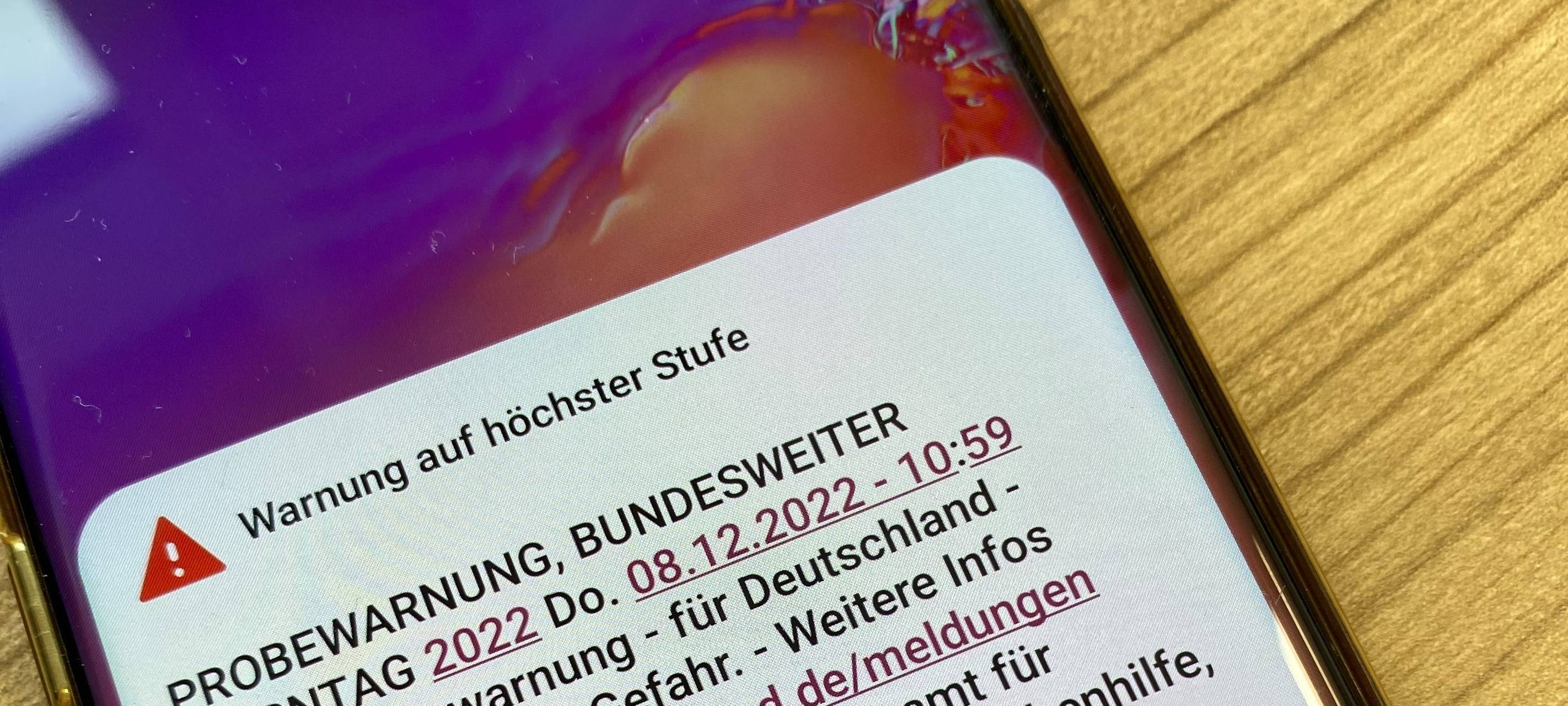 Region: Alarmierungstest war offenbar erfolgreich