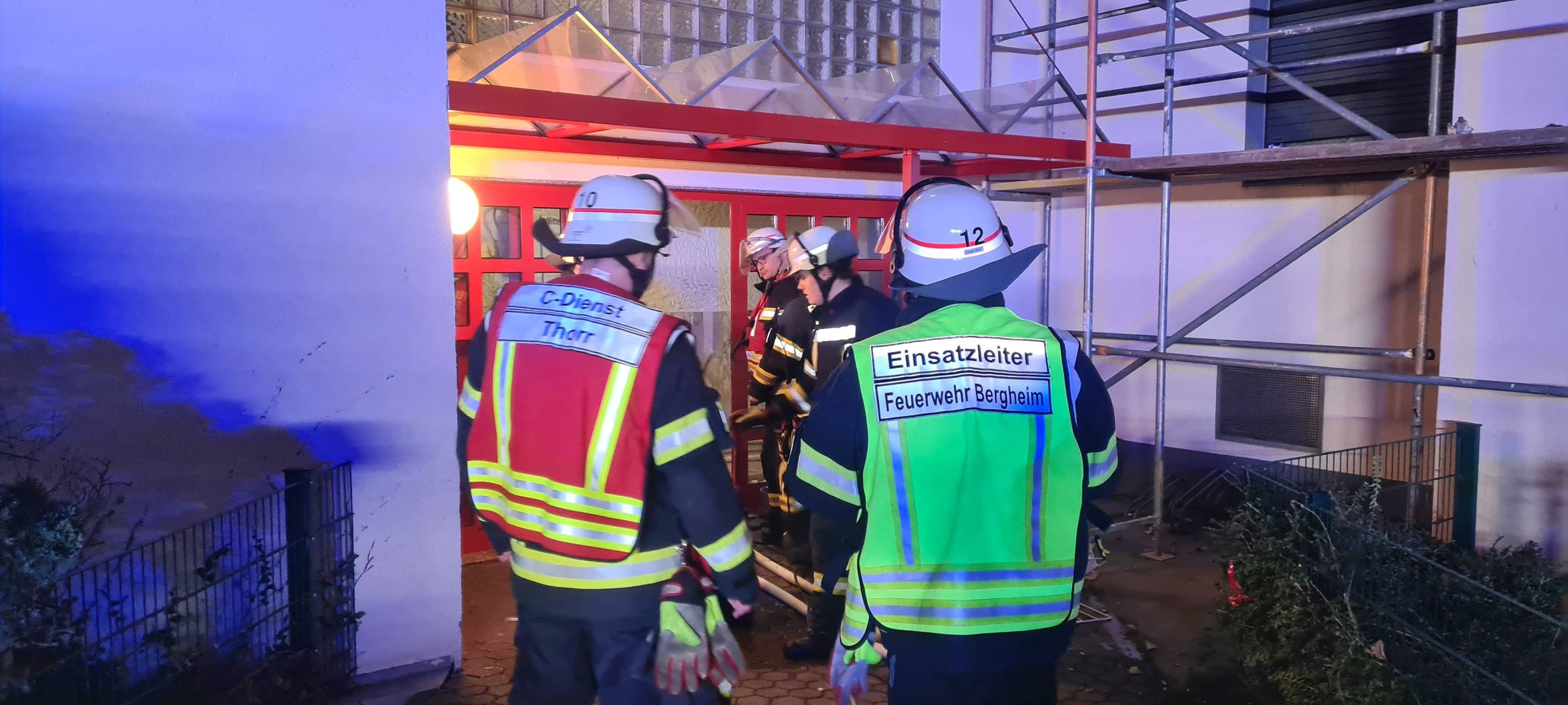 Bergheim: Großeinsatz im Wohnpark Ahe