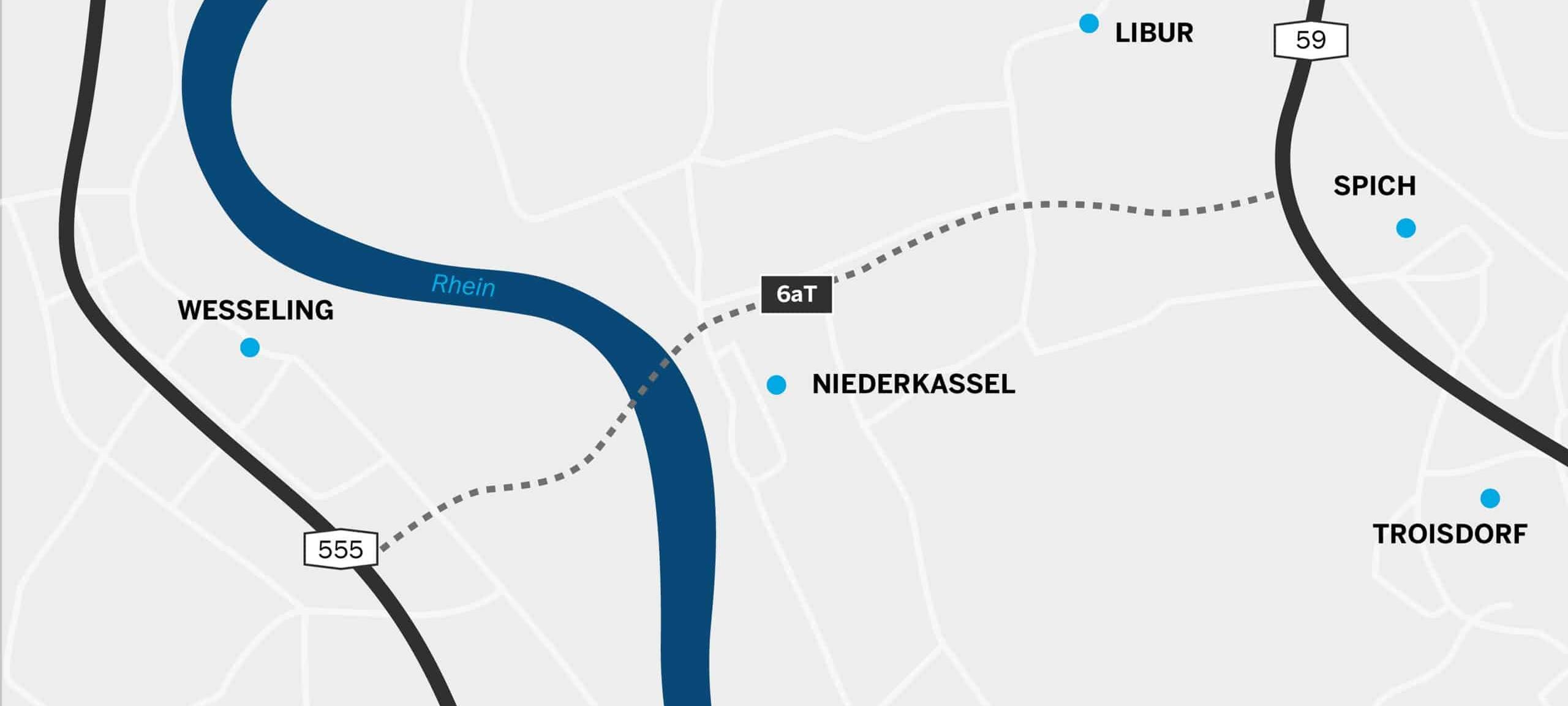 Wesseling: Reaktionen auf die Rheinspange 553