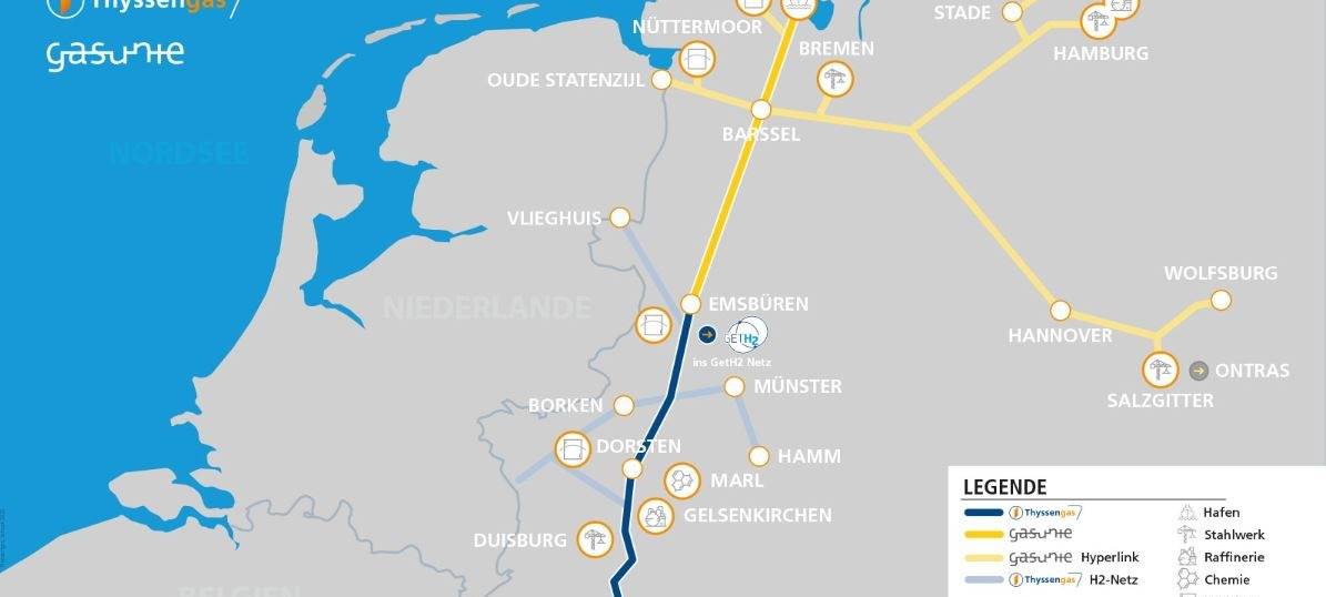 Wesseling: Pipeline soll H2 aus Wilhelmshaven liefern