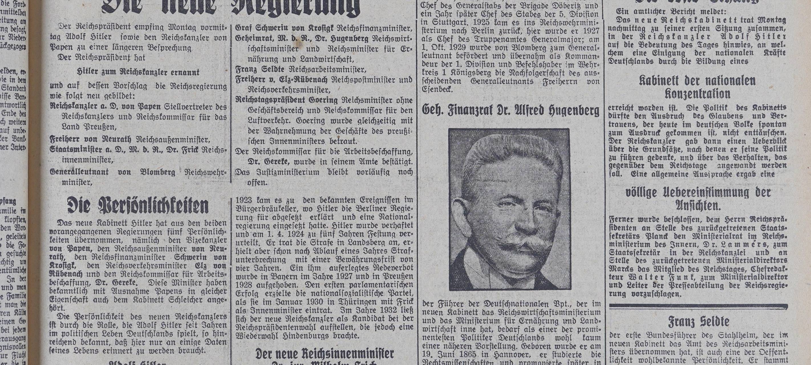 Frechen: Vortrag zur Machtergreifung 1933