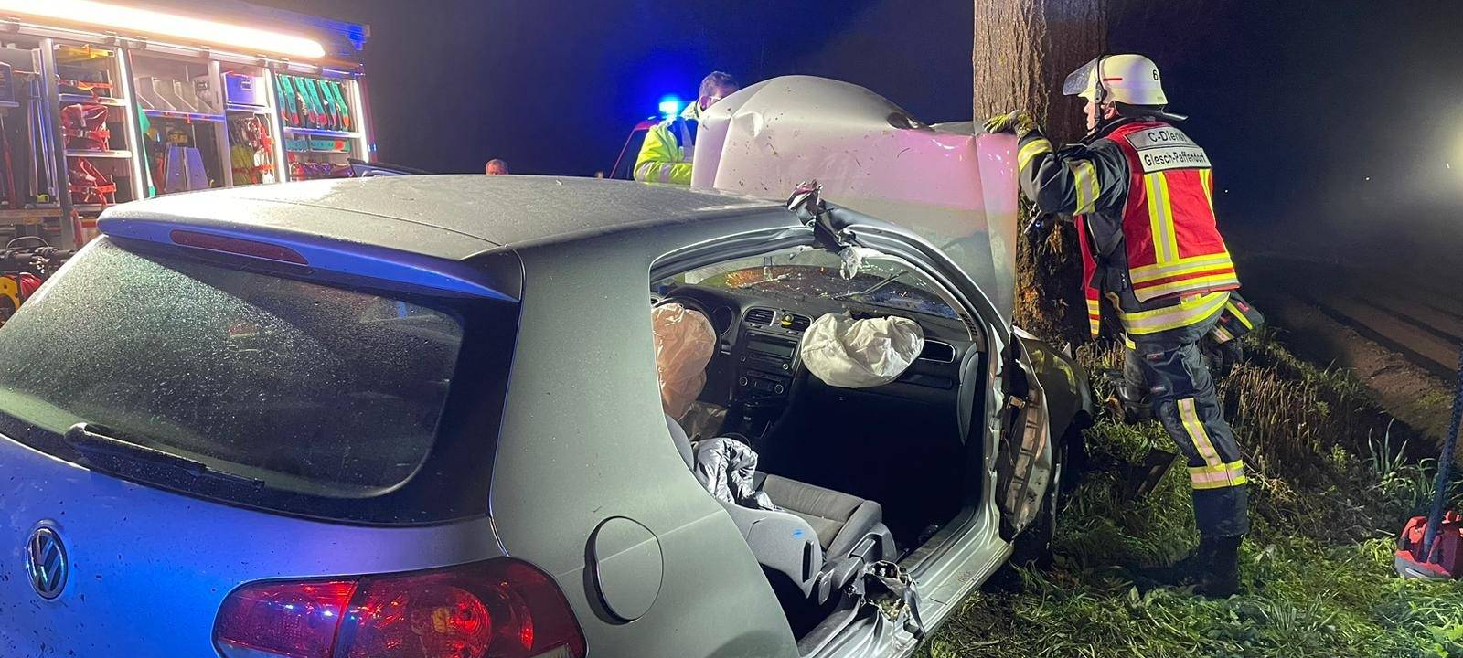 Bergheim: Zwei Verletzte bei Unfall in Glesch