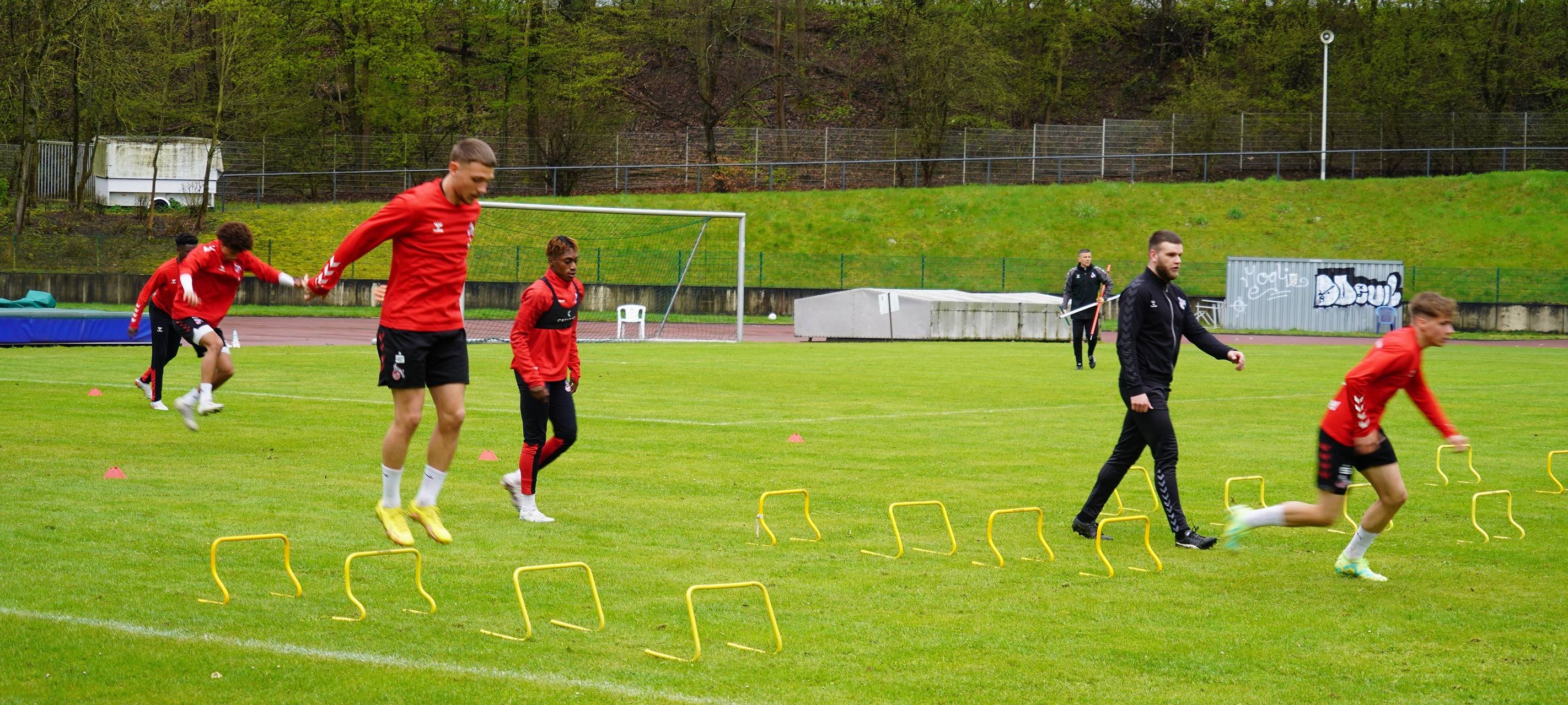 Frechen: Nachwuchskicker des 1.FC Köln trainieren in Frechen
