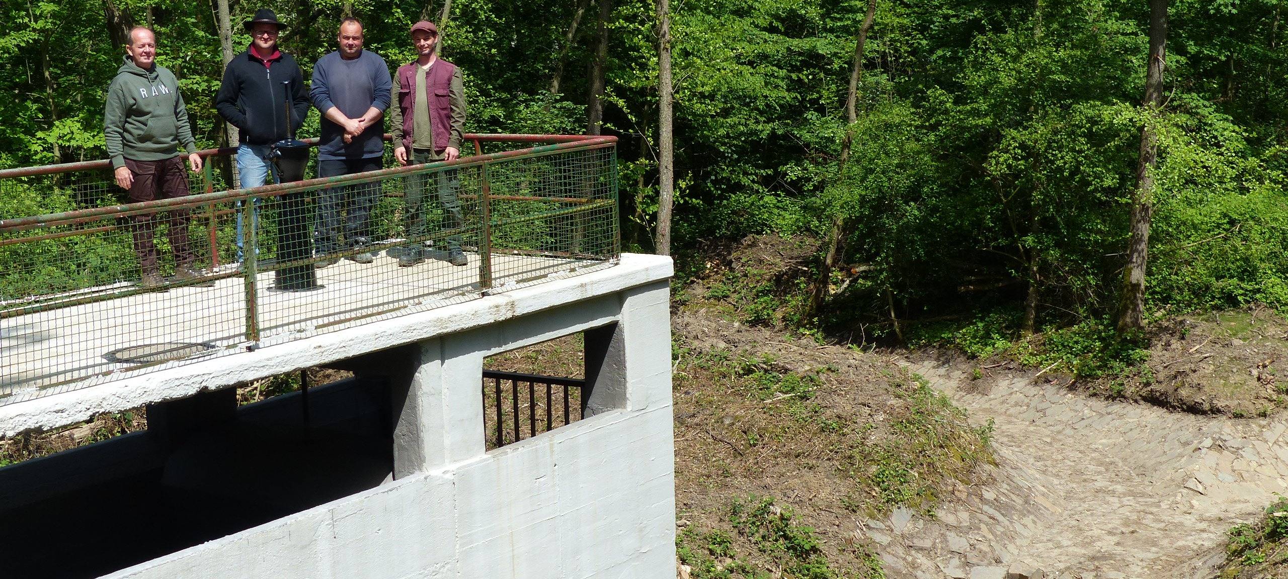 Bergheim: Rückhaltebecken Fischbach instand gesetzt