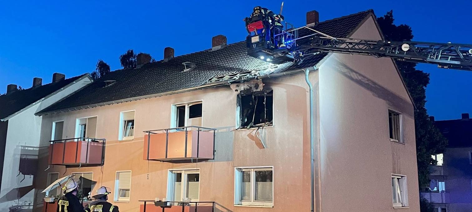Bergheim: Frau bei Feuer schwer verletzt
