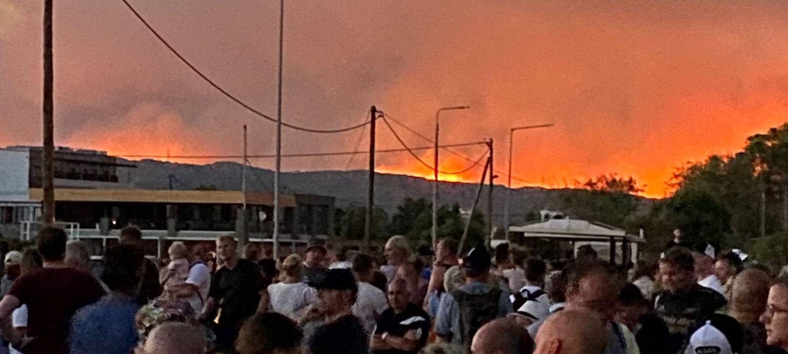 Waldbrände auf Rhodos: Eine Pulheimerin berichtet