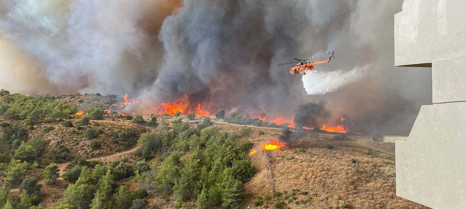 Waldbrände auf Rhodos: Eine Pulheimerin berichtet