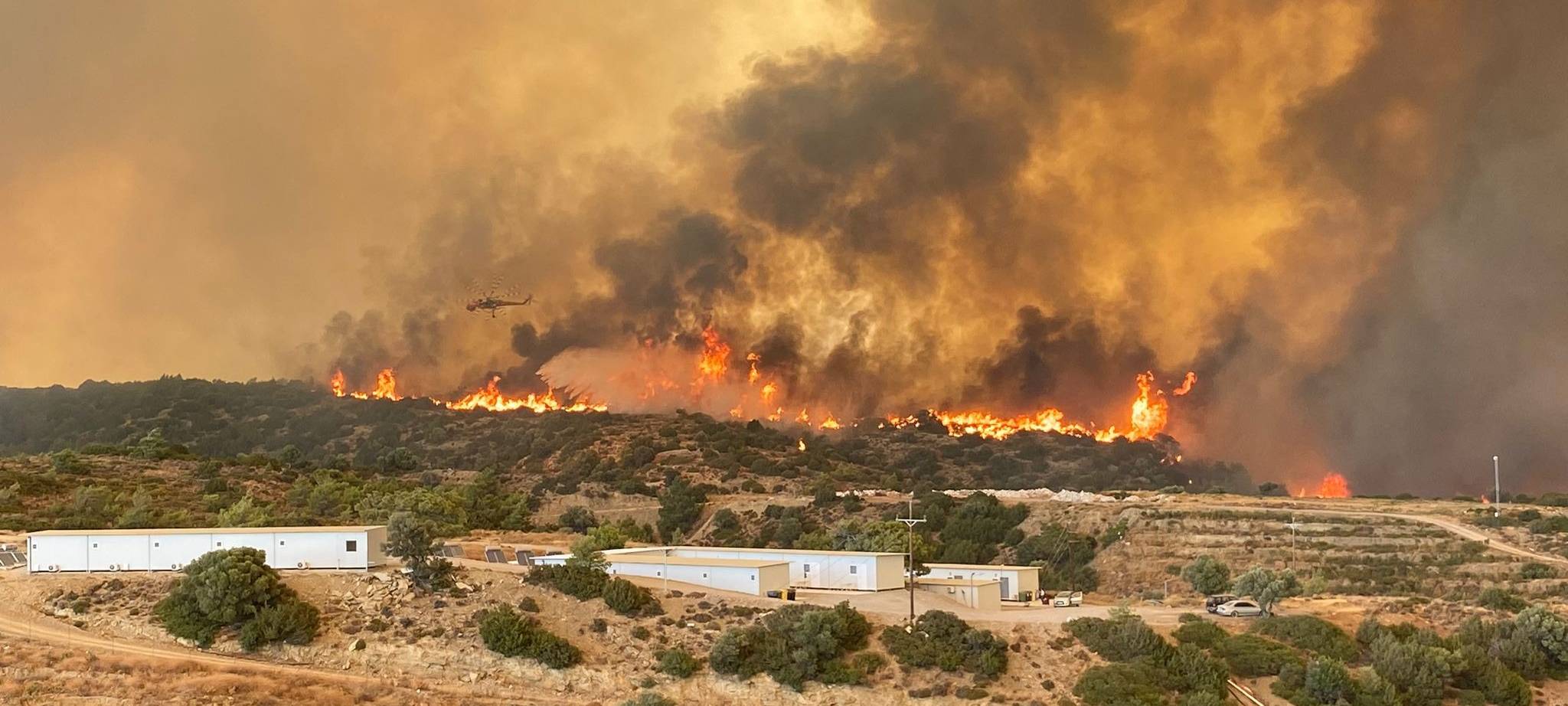 Waldbrände auf Rhodos: Eine Pulheimerin berichtet