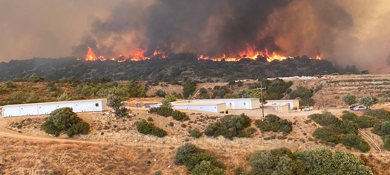 Waldbrände auf Rhodos: Eine Pulheimerin berichtet