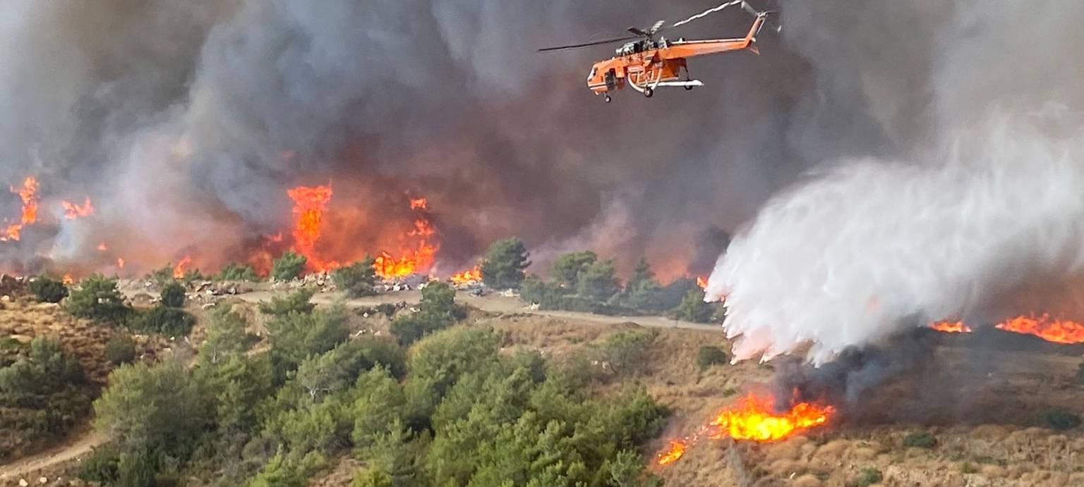Waldbrände auf Rhodos: Eine Pulheimerin berichtet