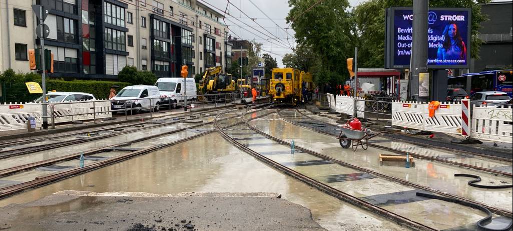Köln: KVB-Gleisarbeiten beendet