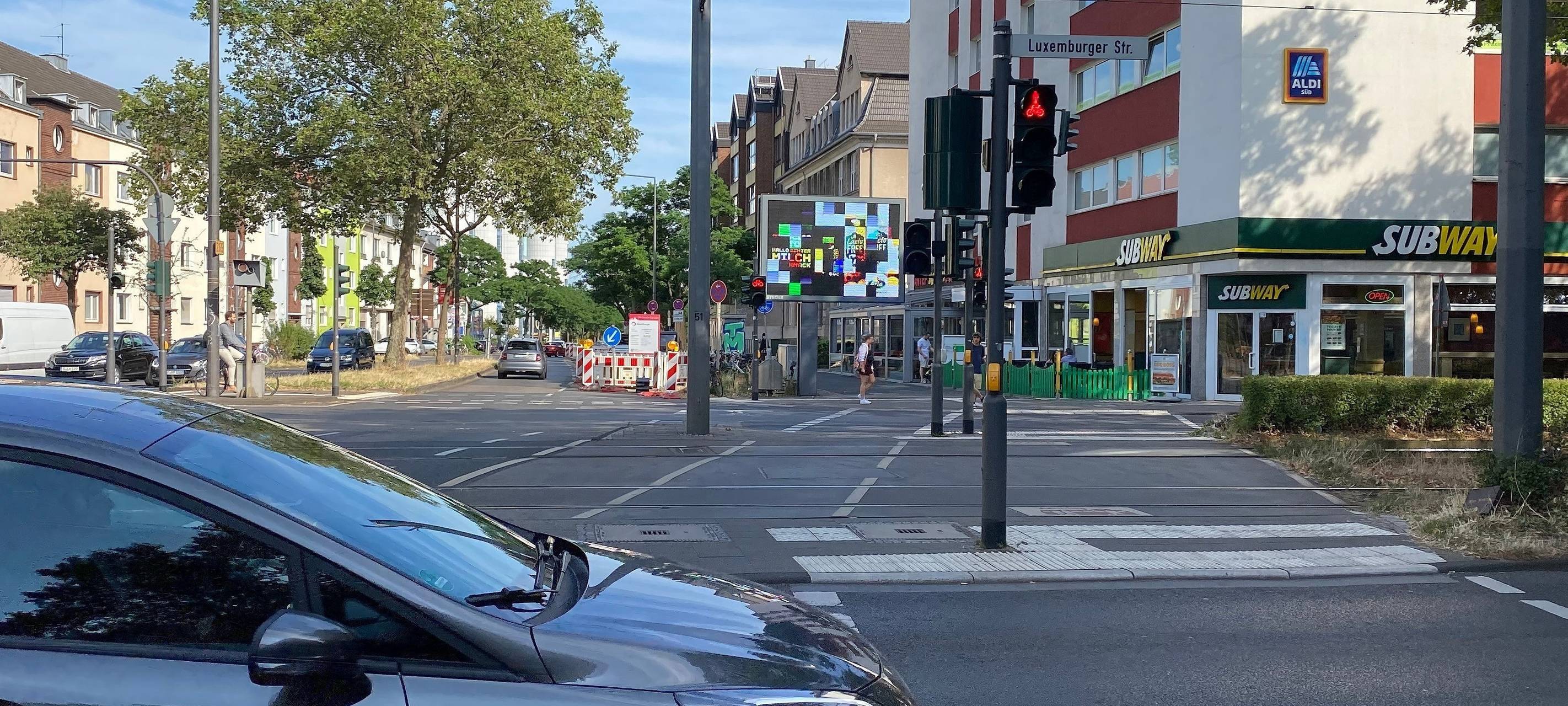 Tempo 30 auf der Luxemburger Straße ab Ende August