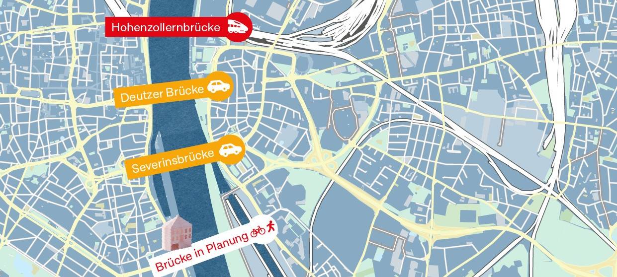 Köln: Wettbewerb für neue Rheinbrücken startet