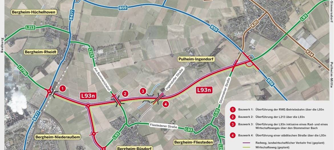 Rhein-Erft: Diskussion um Umgehungsstraße L93n