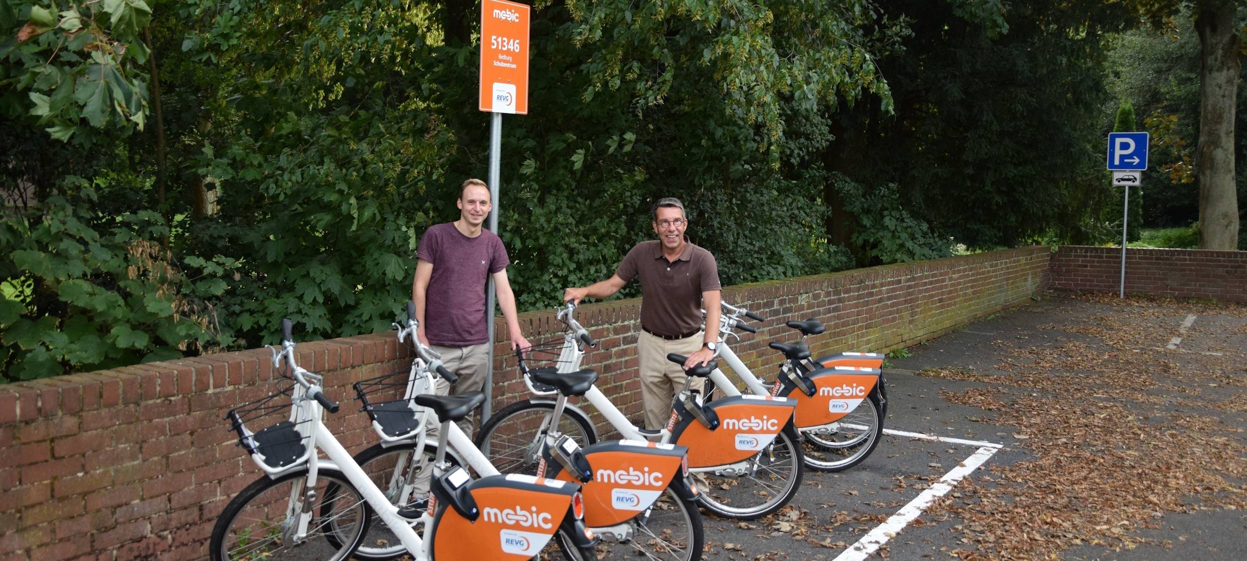 Bedburg: Neue Station für "mobic"-Mietfahrräder