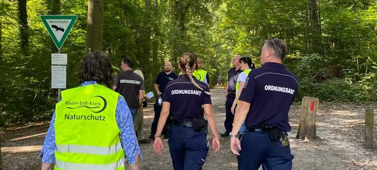 Rhein-Erft/Frechen: Waldbesucher wurden verwarnt