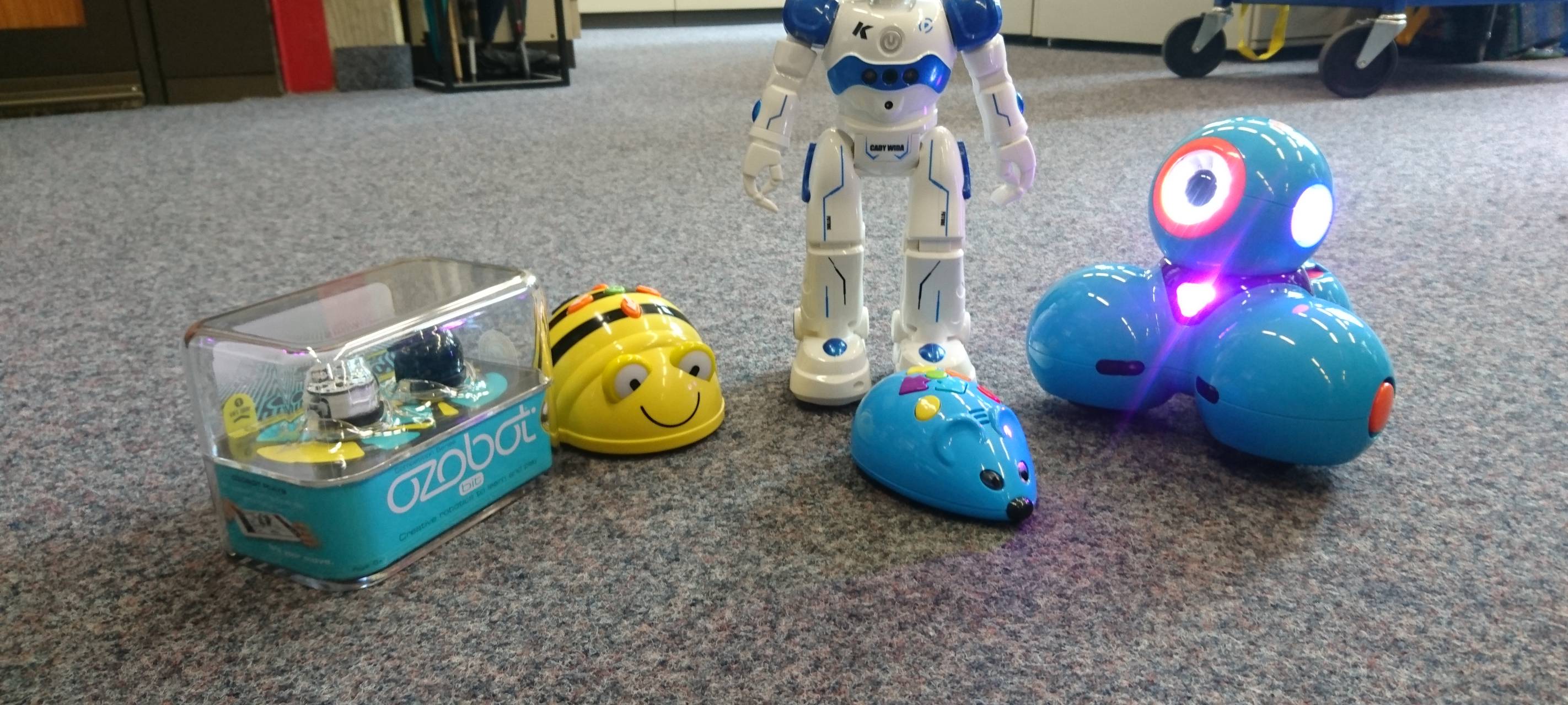 Kids programmieren Roboter