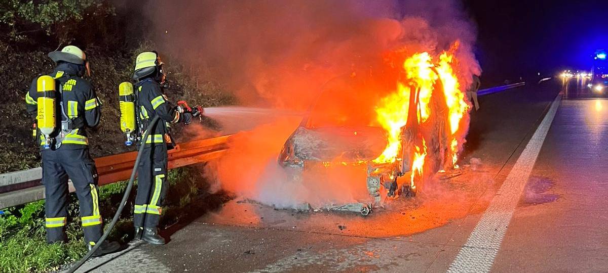 Bergheim: Drei Feuerwehr-Einsätze auf der A61