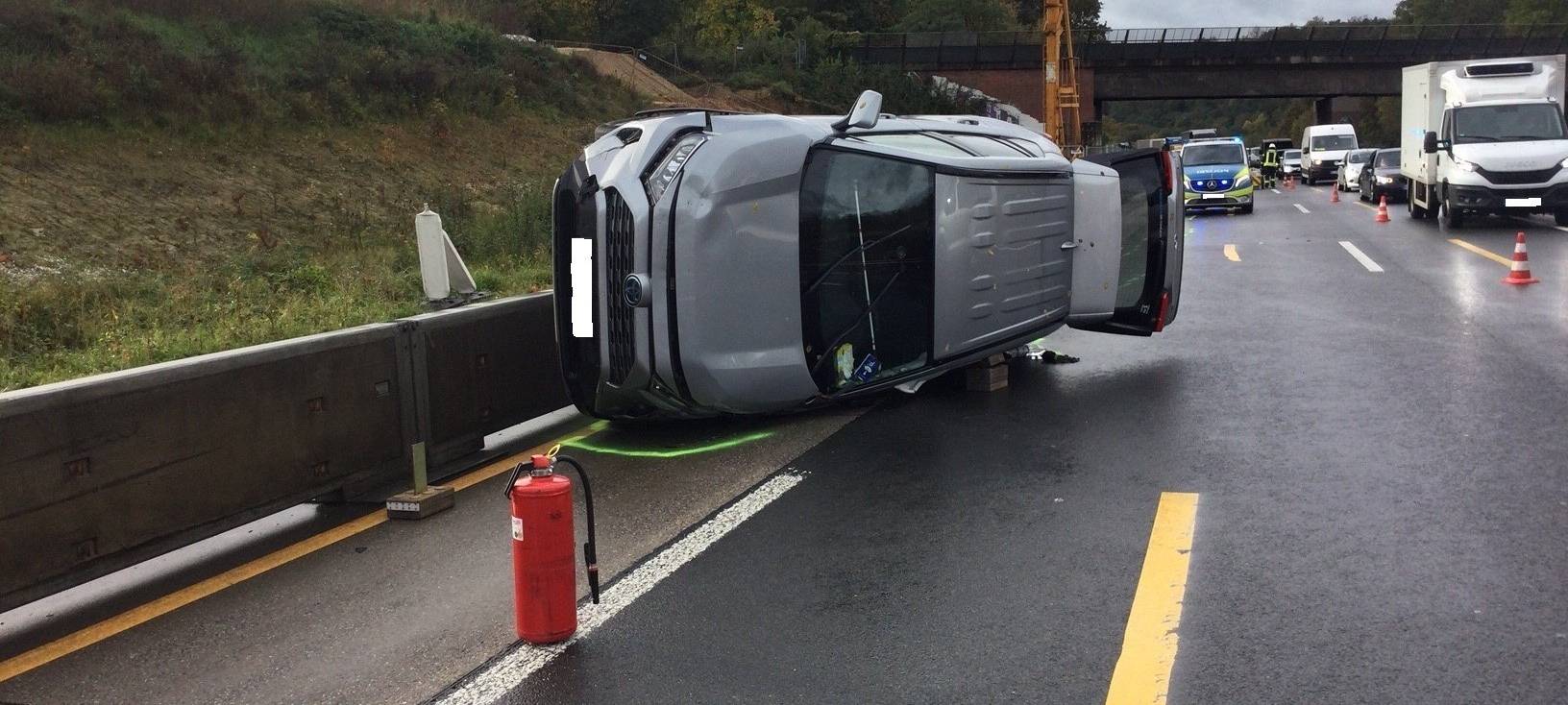 Region: Lange Staus auf A4 nach Unfall