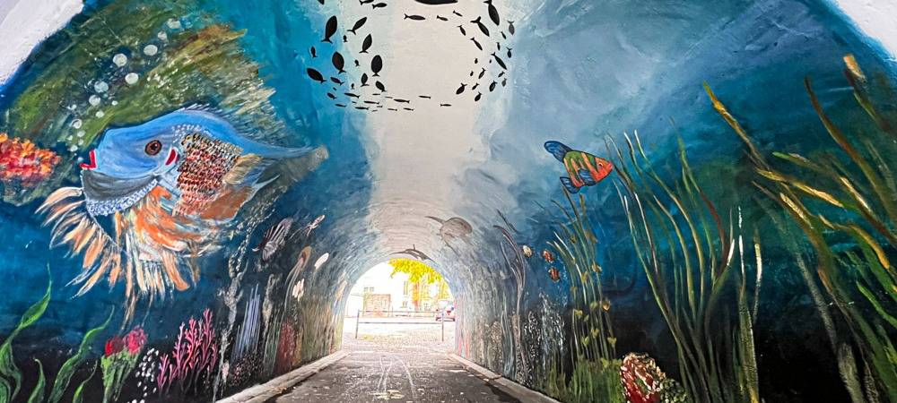 Brühl: Ortsgemeinschaft Brühl-Ost gestaltet Tunnel neu