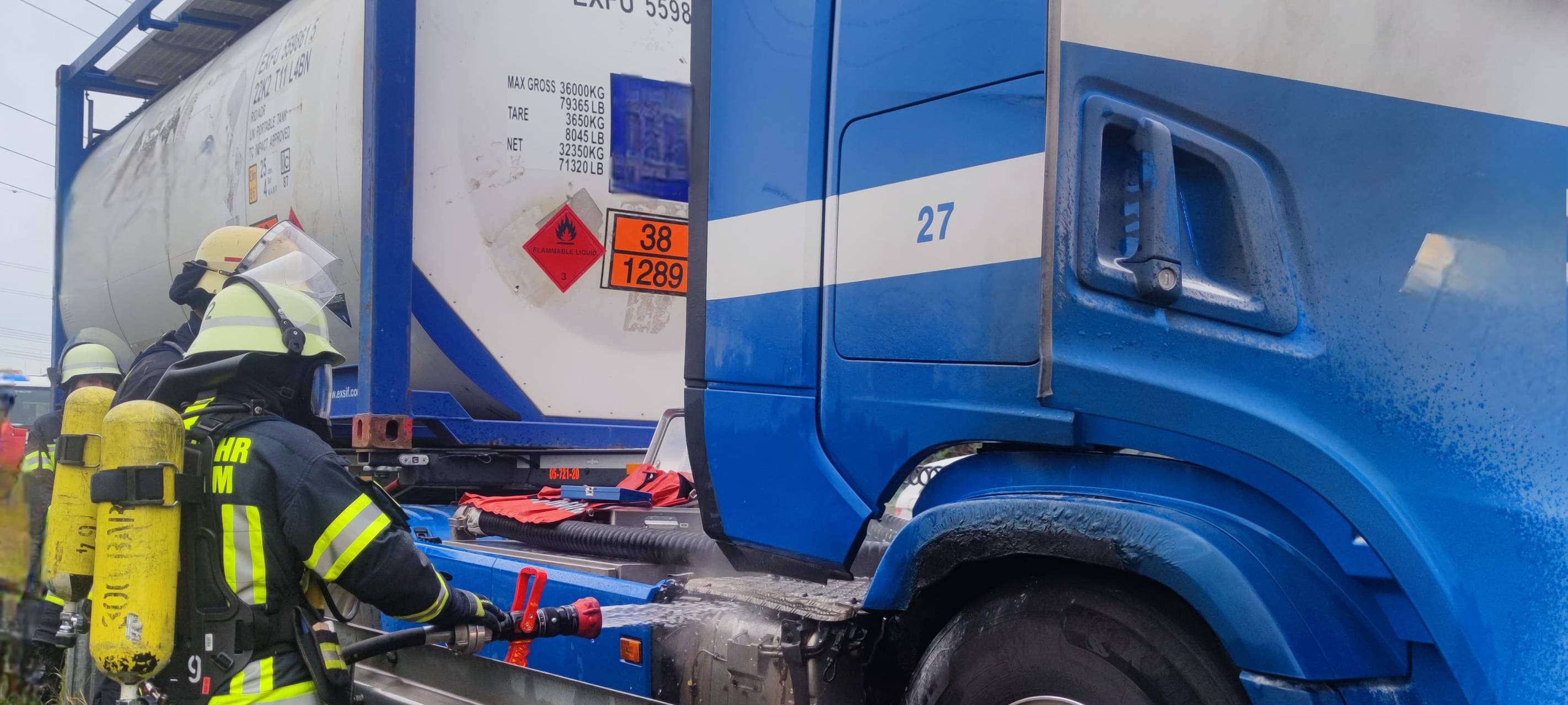 Bergheim: Schlimmer Lkw-Brand gerade noch verhindert