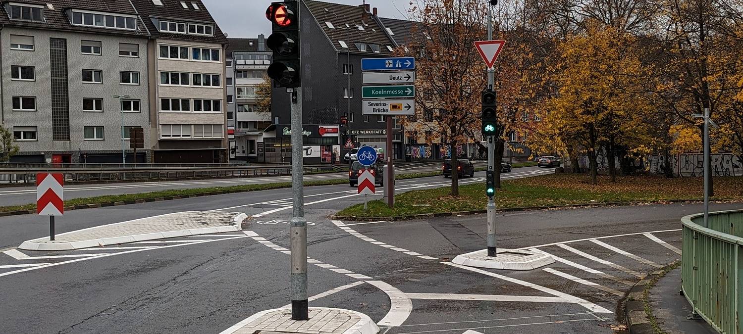 Köln: Neuer Radweg in der City eingeweiht