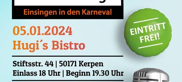 Rhein-Erft: Tickets für "Loss mer singe op Jöck"