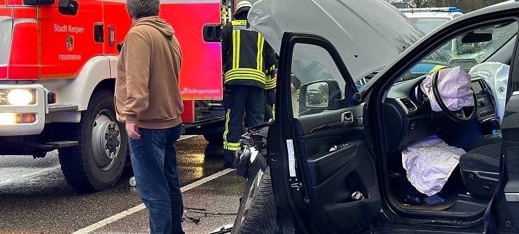 Kerpen: Schwerverletzte nach Unfall