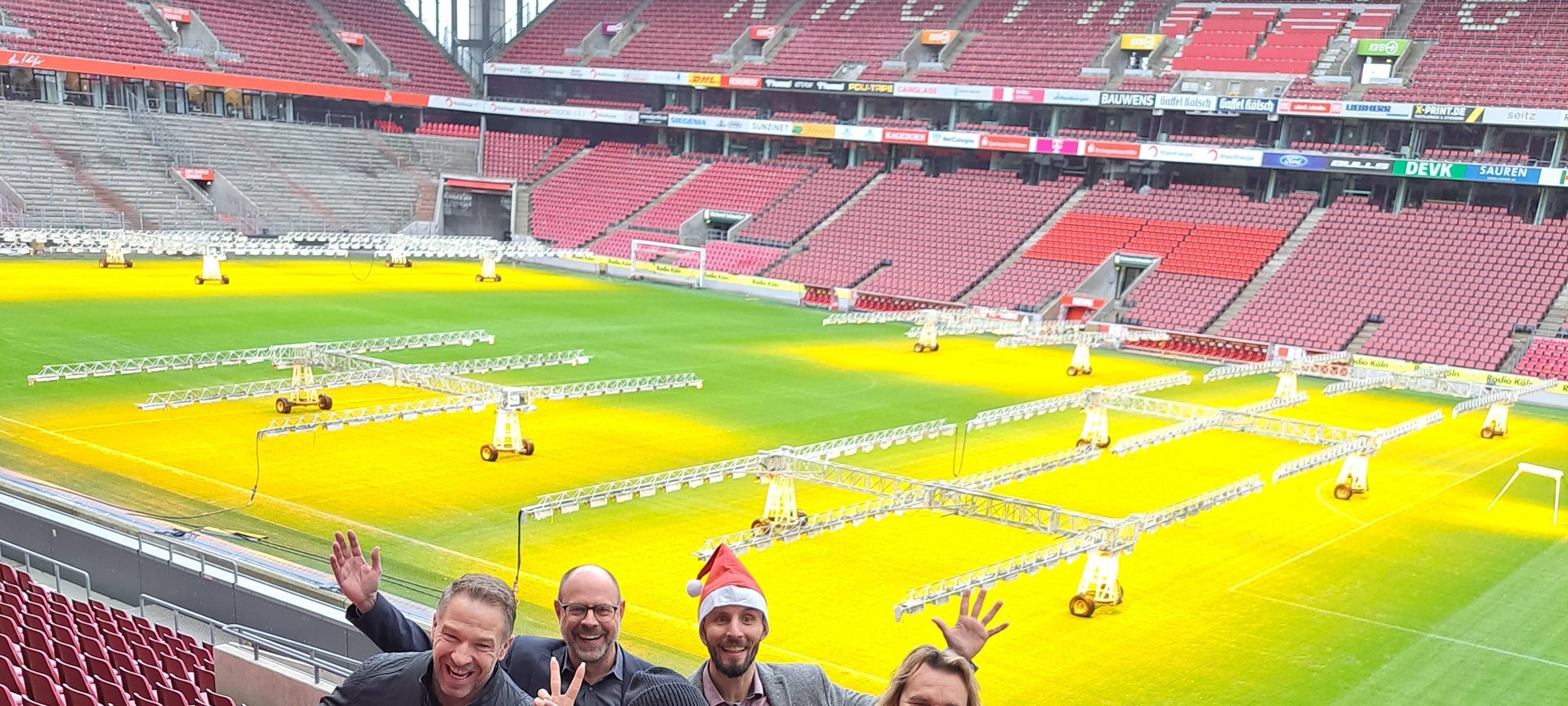 Köln: Loss mer Weihnachtsleeder singe im Stadion