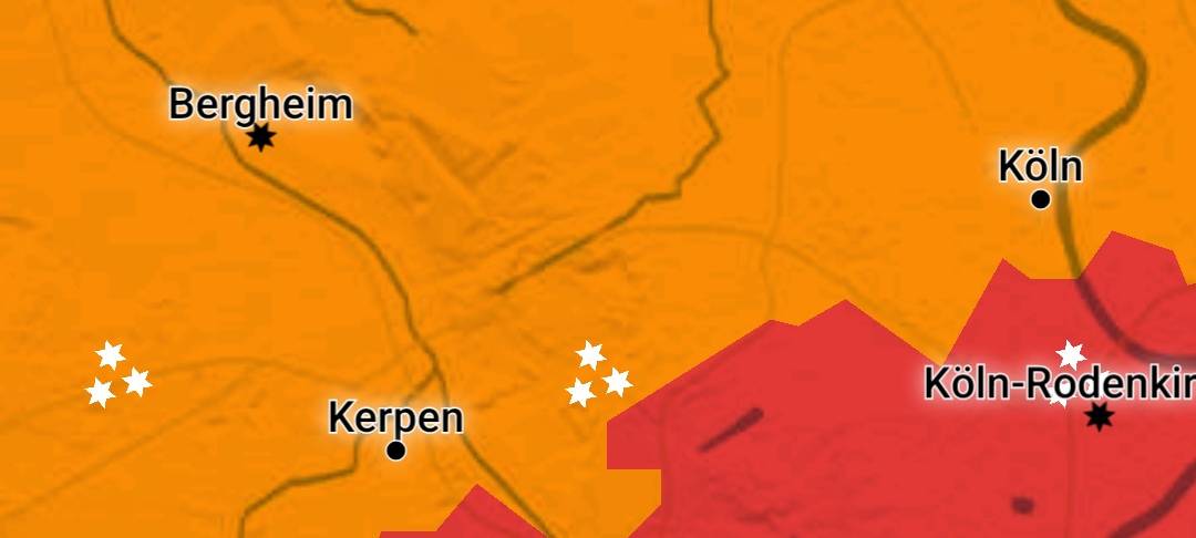Rhein-Erft: Der Schnee ist da