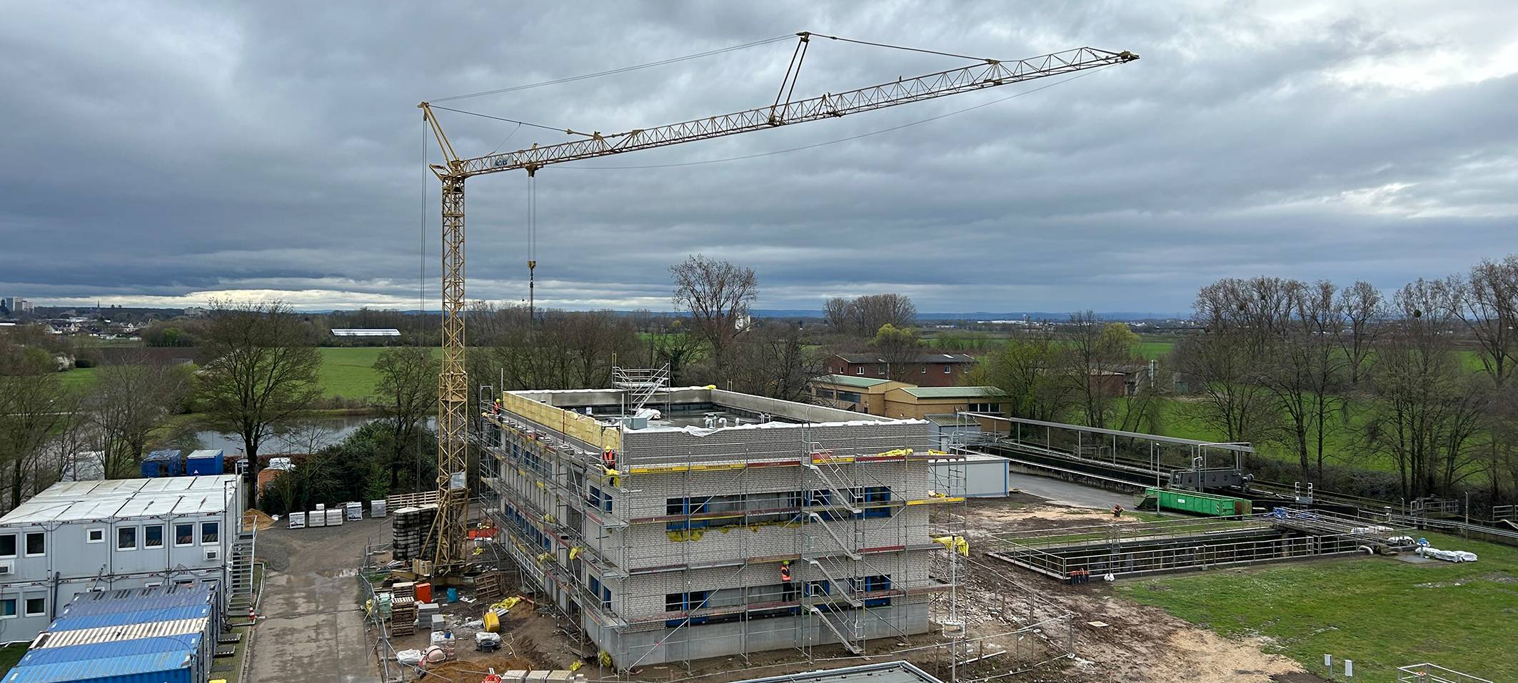 Erftstadt: Wiederaufbau der Kläranlage kommt voran