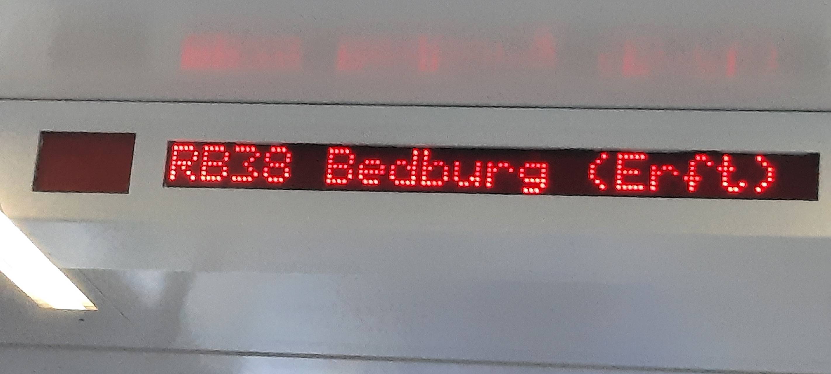 RB38 fällt bis Dezember aus