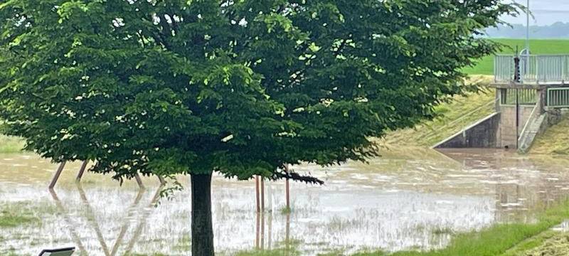 Bergheim: Felder abgerutscht, Straßen und Keller voller Wasser