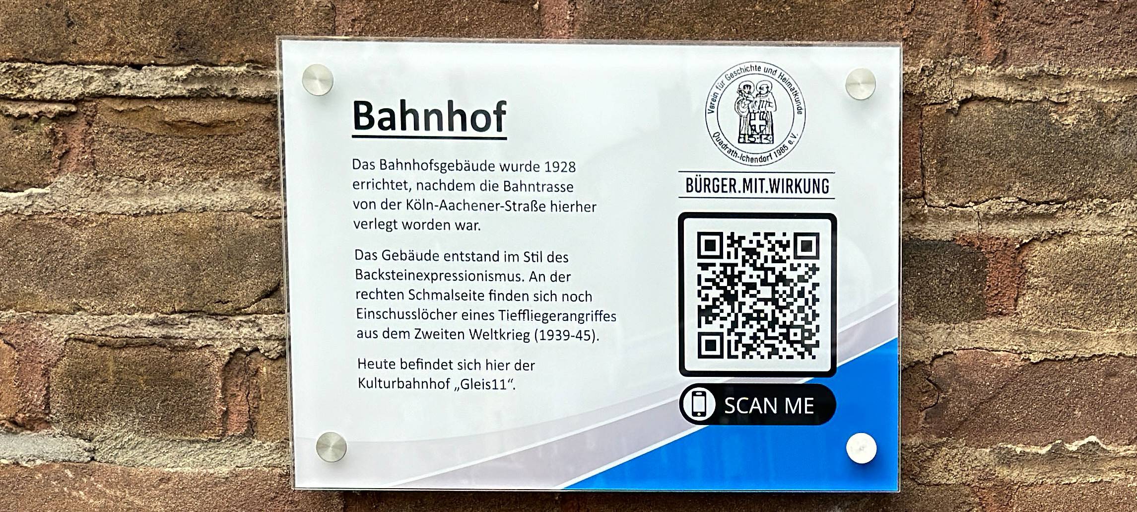Bedburg/Bergheim: Mit QR-Codes der Geschichte auf der Spur