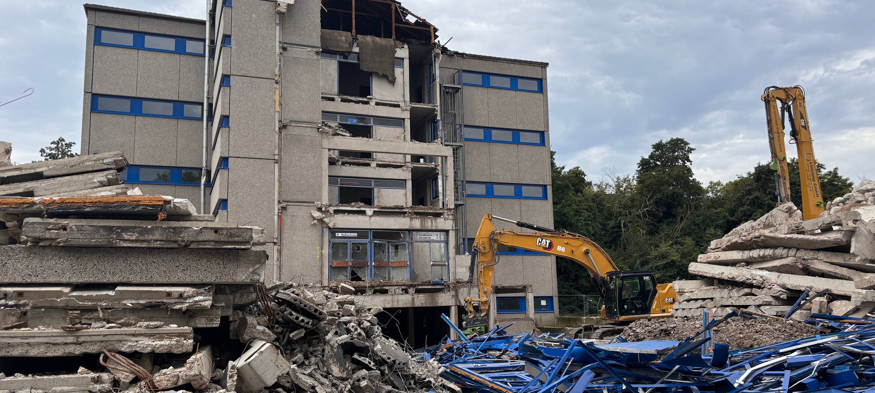 Wesseling: Abriss des Käthe-Kollwitz-Gymnasiums gestartet