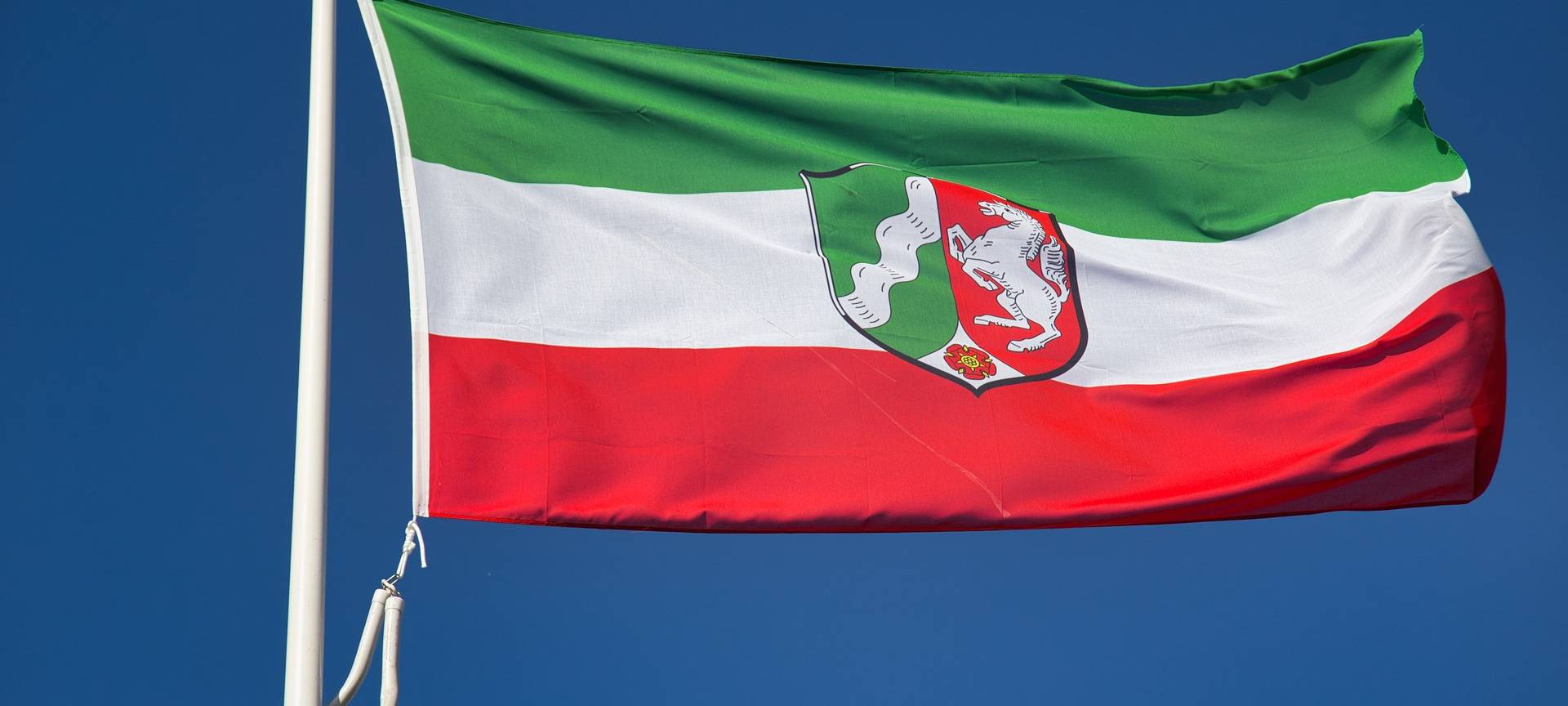 Flagge von Nordrhein-Westfalen