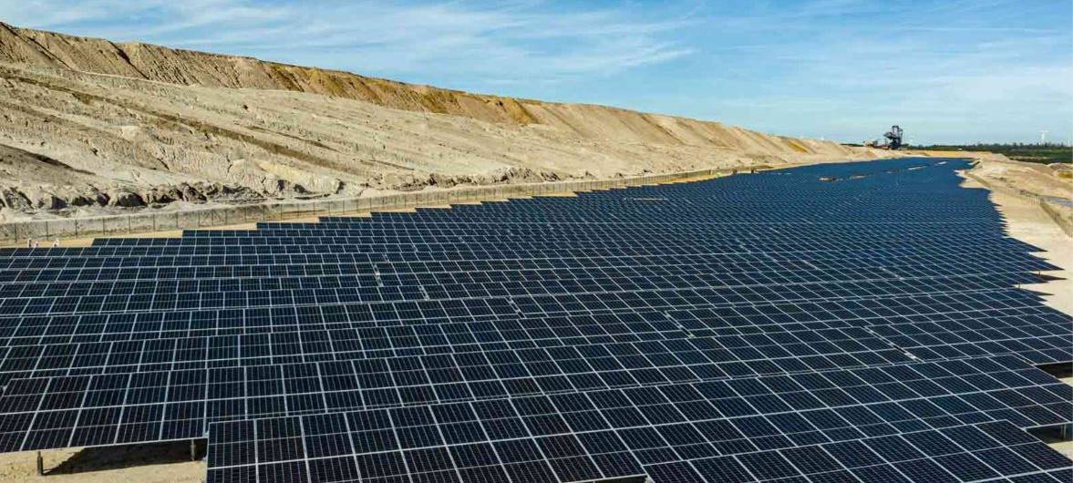 Neue Solarparks im Tagebau Hambach offiziell eröffnet