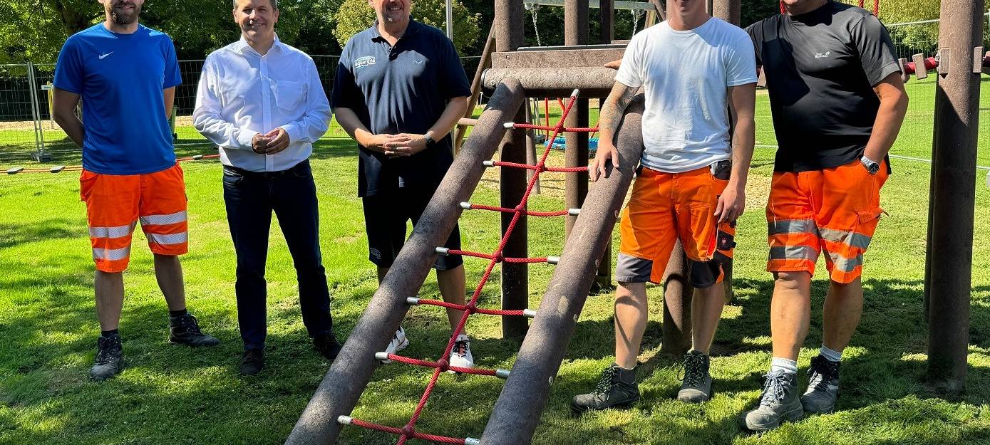 Aquarena Pulheim hat draußen neue Spielgeräte