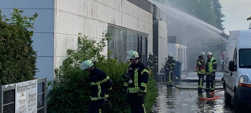 Brand in Liblar - Soziales Möbelhaus ausgebrannt