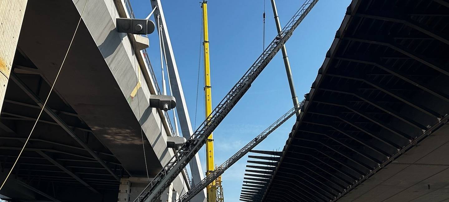 A1-Brücke bei Leverkusen nach Arbeitsunfall wieder frei