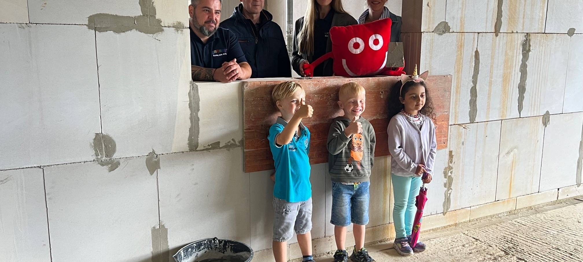 Grundsteinlegung für neuen Kindergarten in Bergheim